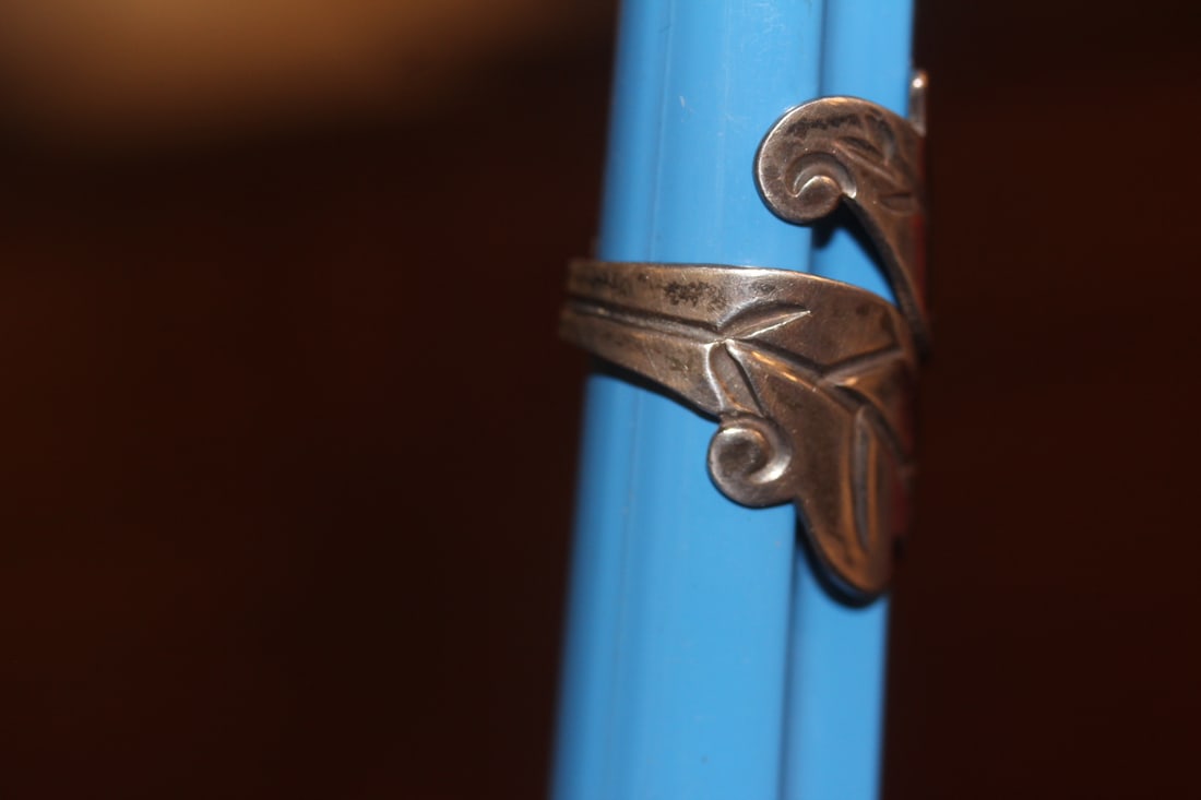 Sterling Leaf Form Ring - 2