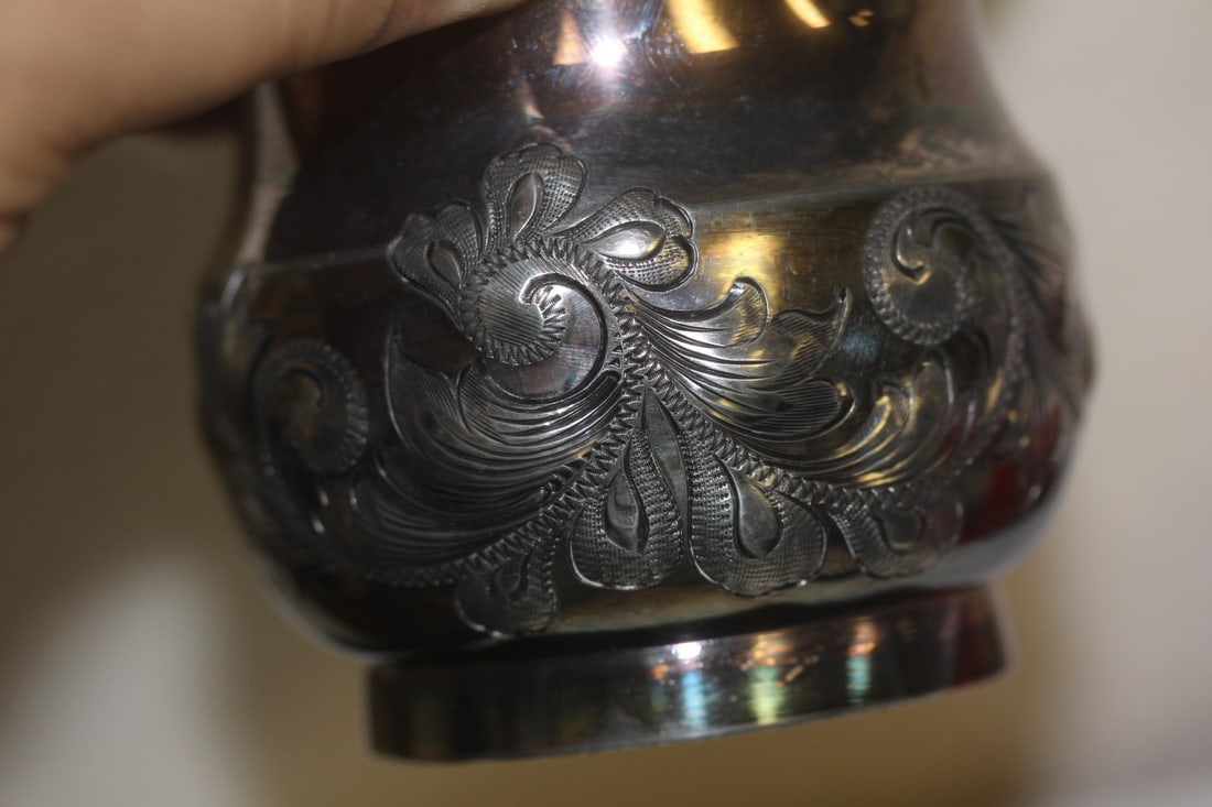 Ornate Silverplate Container - 2