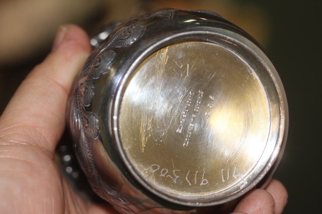 Ornate Silverplate Container - 5