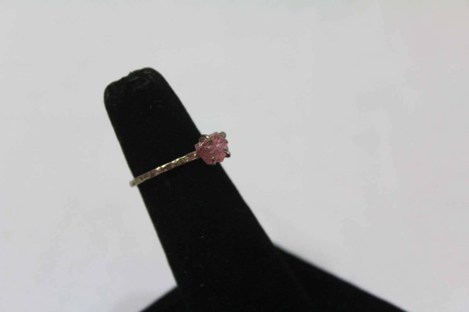 A Sterling and Stone Ring: as shown