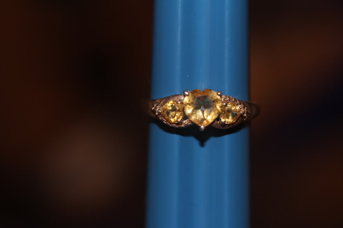 Sterling and Gemstone Ring - 2