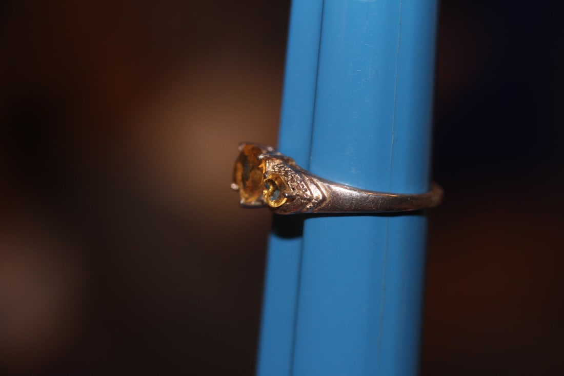 Sterling and Gemstone Ring - 3