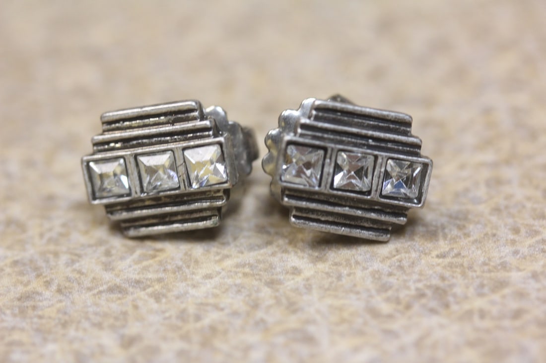 Pair of Signed Lia Sophia Earrings: as shown