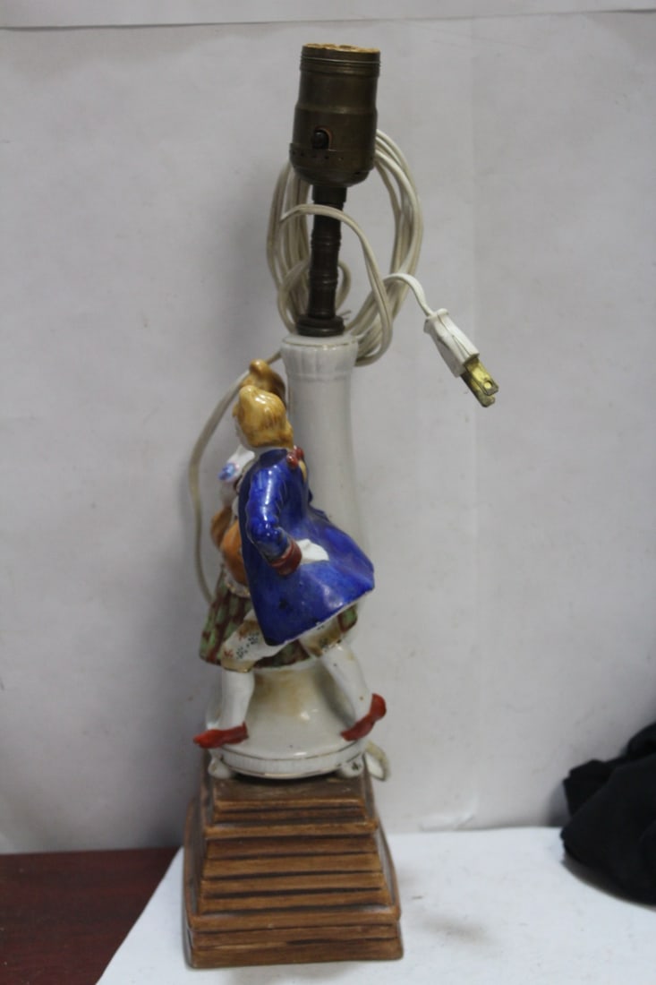 A Ceramic Figural Lamp - 2