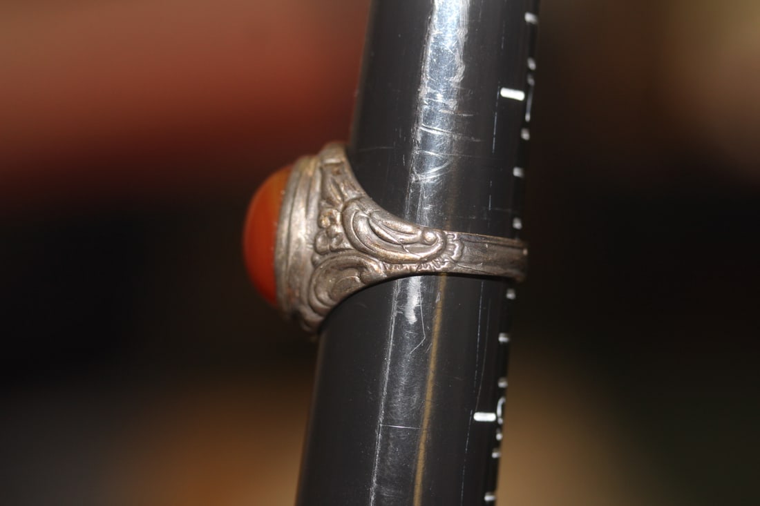 Antique Marked Silver Ring - 4