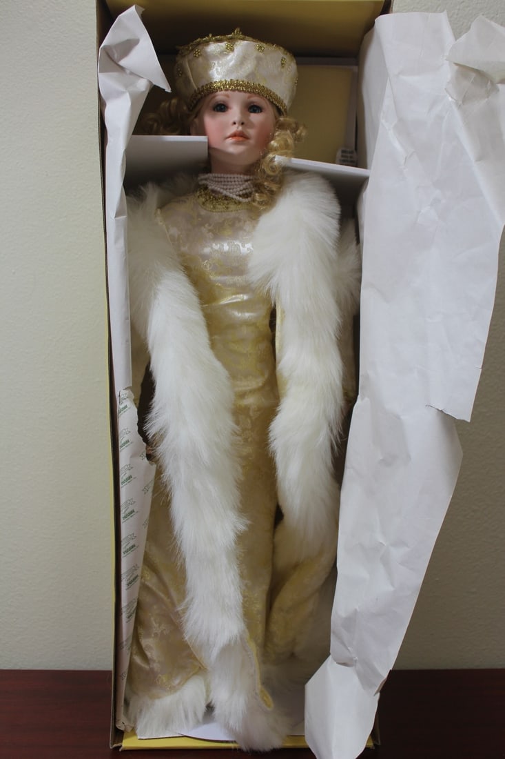 A Seymour Mann Doll: boxed - 27" tall
