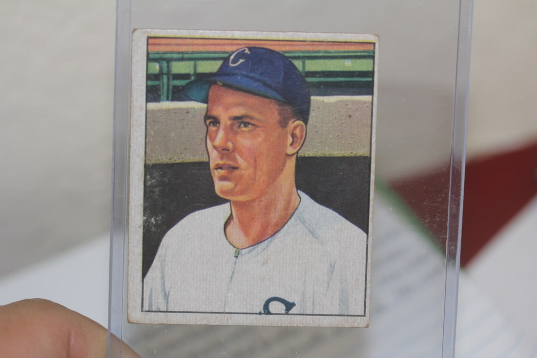 1950 Bowman Andy Gumpert Baseball Card: as shown