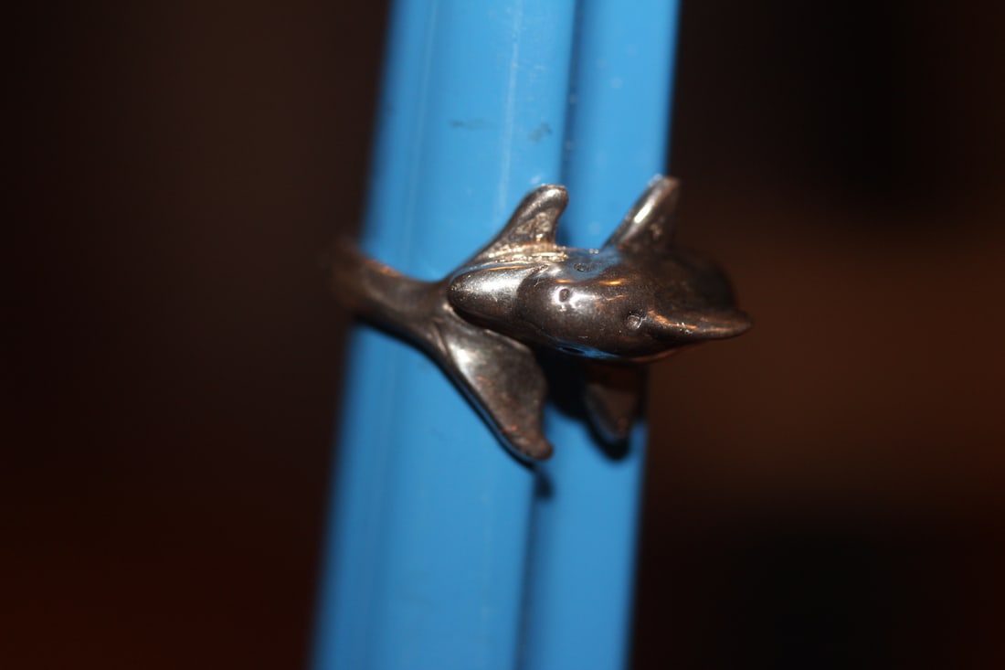 Dolphin Sterling Ring: as shown on photos