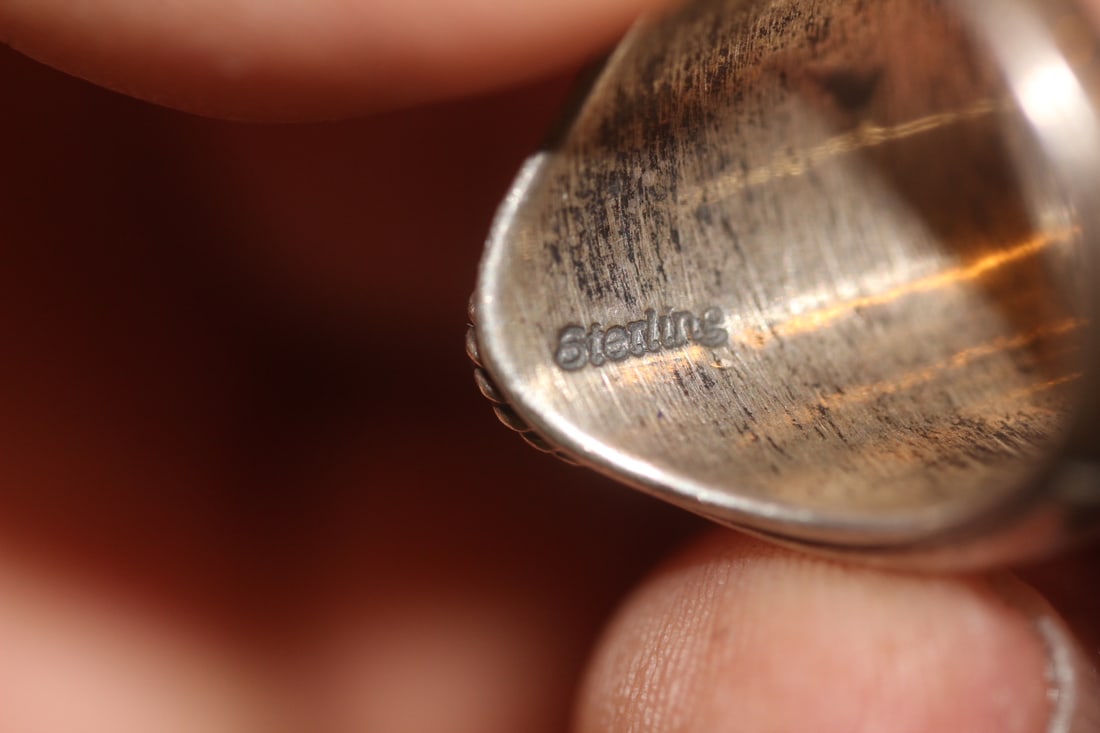 Sterling Silver and Lapis Ring - 5