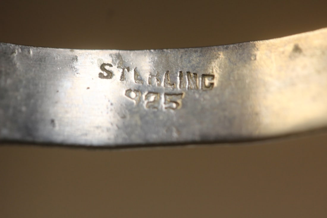 Sterling Bangle Bracelet - 6
