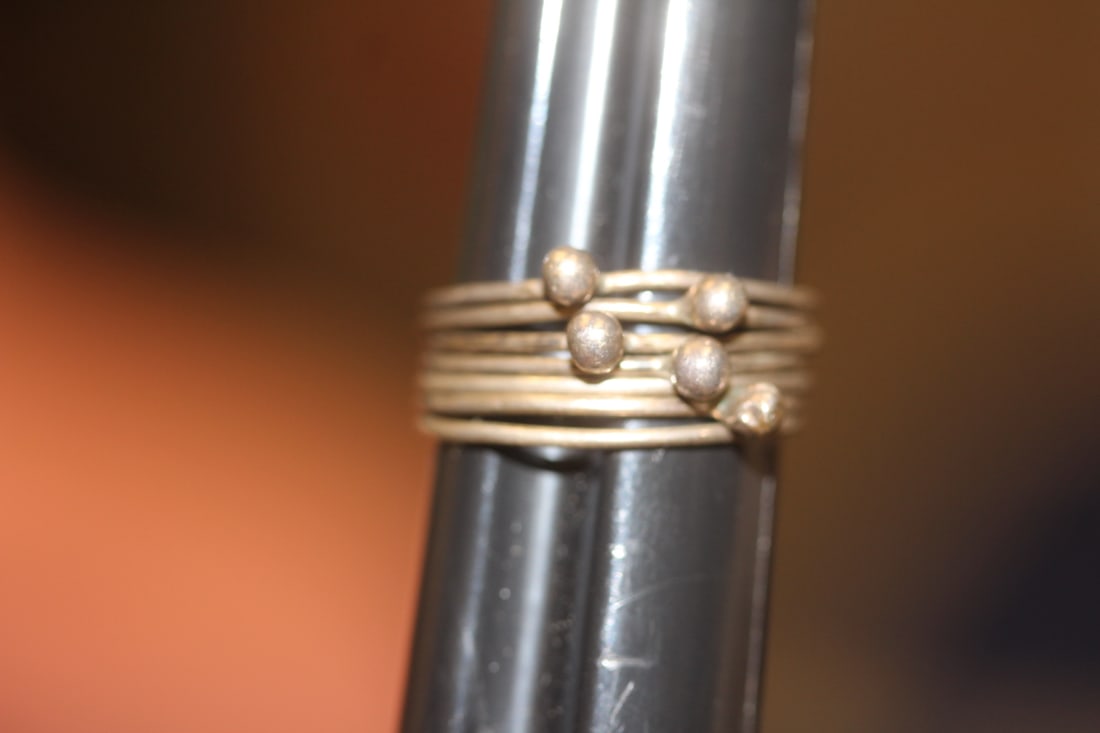 Vintage Sterling Puzzle? Ring: as shown