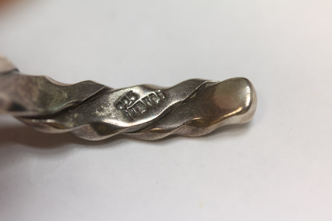 Sterling Bangle Bracelet - 4