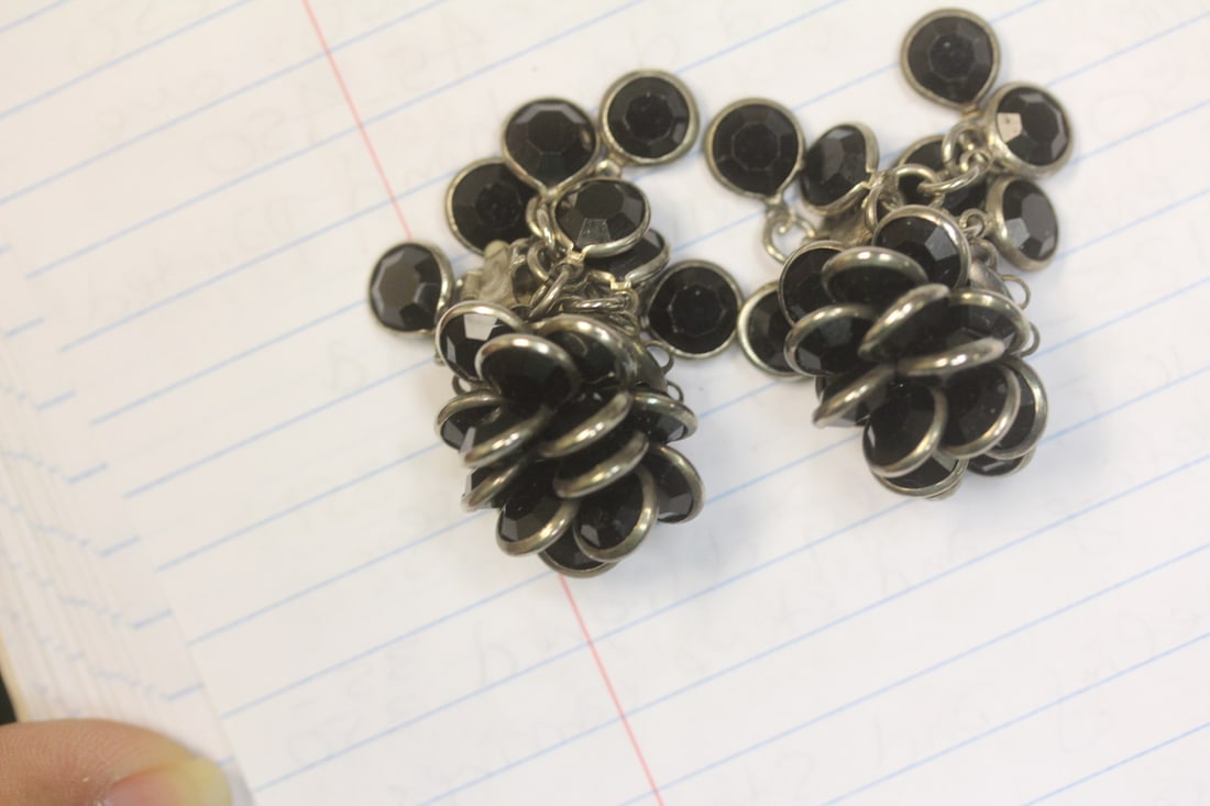 Pair of Costume Earrings: as shown