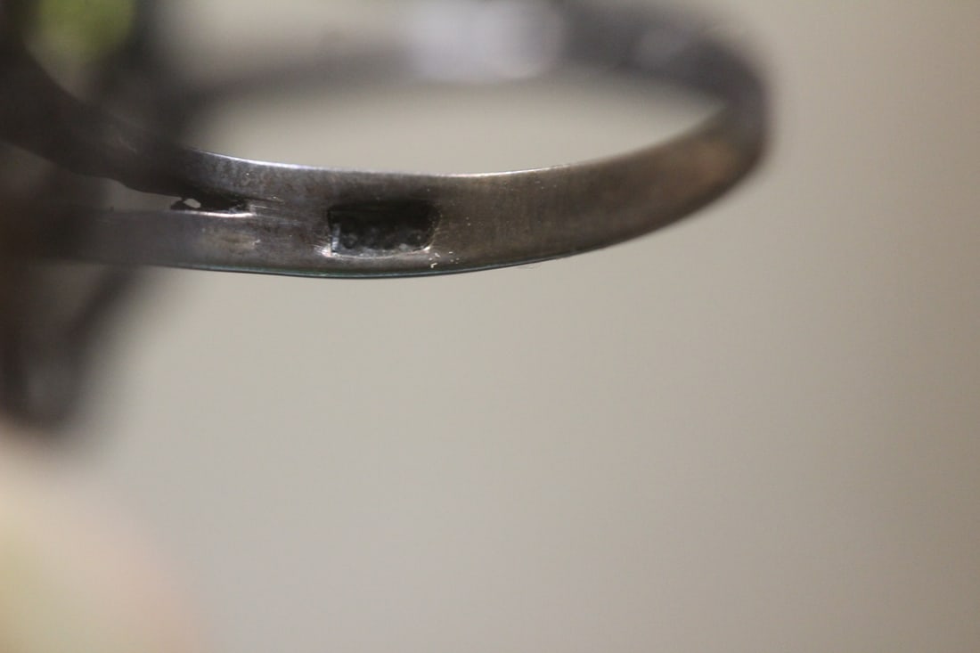 Sterling and Stone Ring - 6