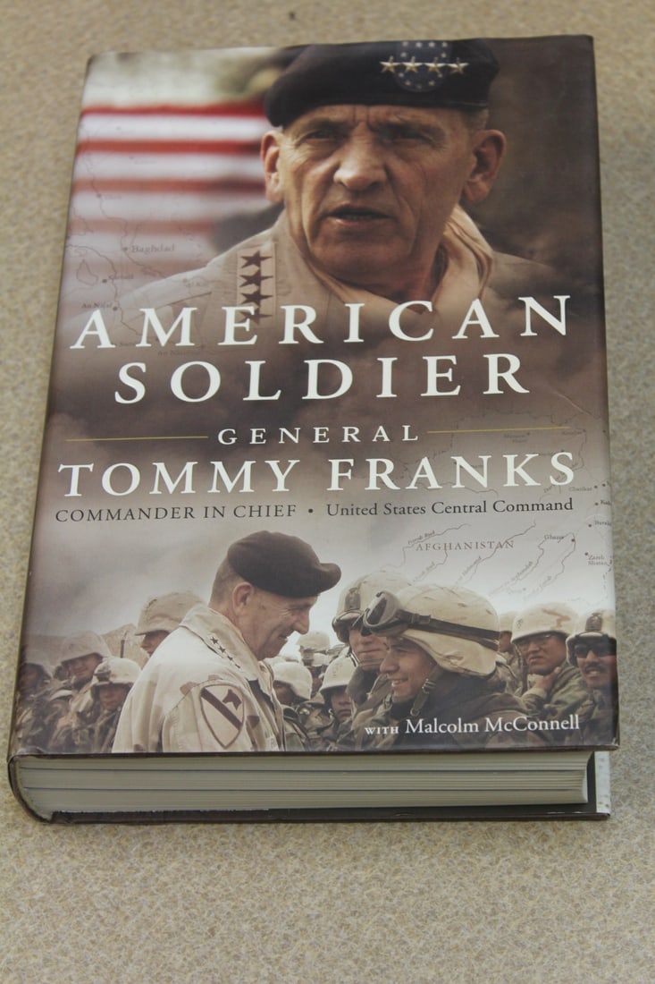 Book: American Soldier General Tommy Franks: hardcover book - first edition