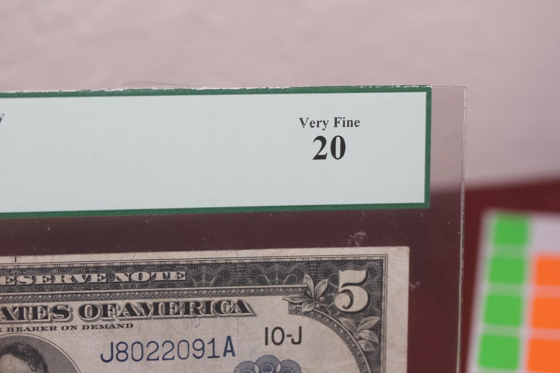 PCGS Graded 1914 $5.00 Note - 4