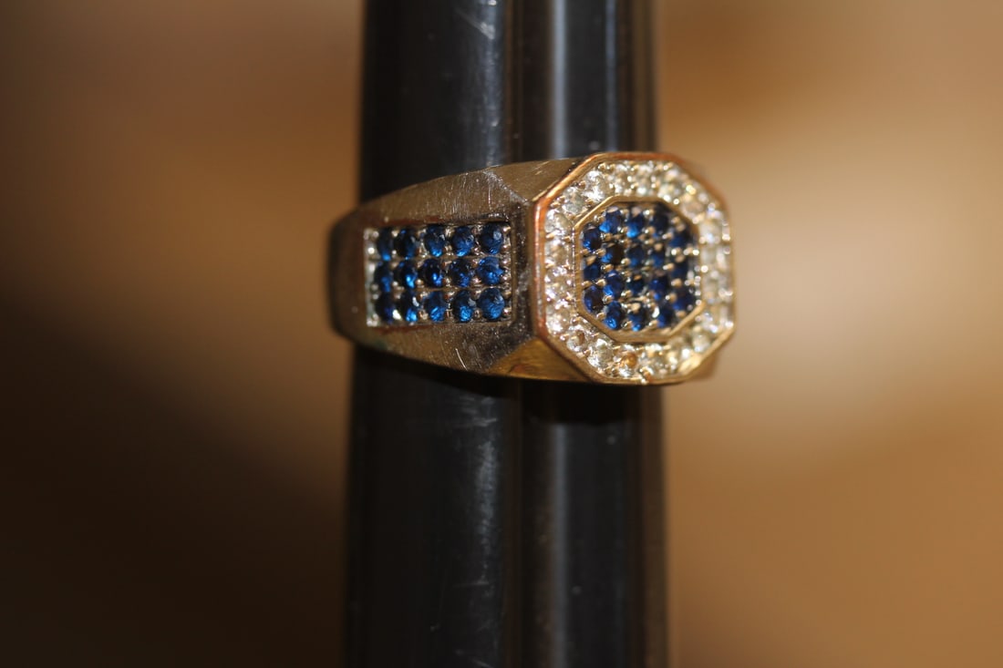 Sterling and Gemstone Ring - 2