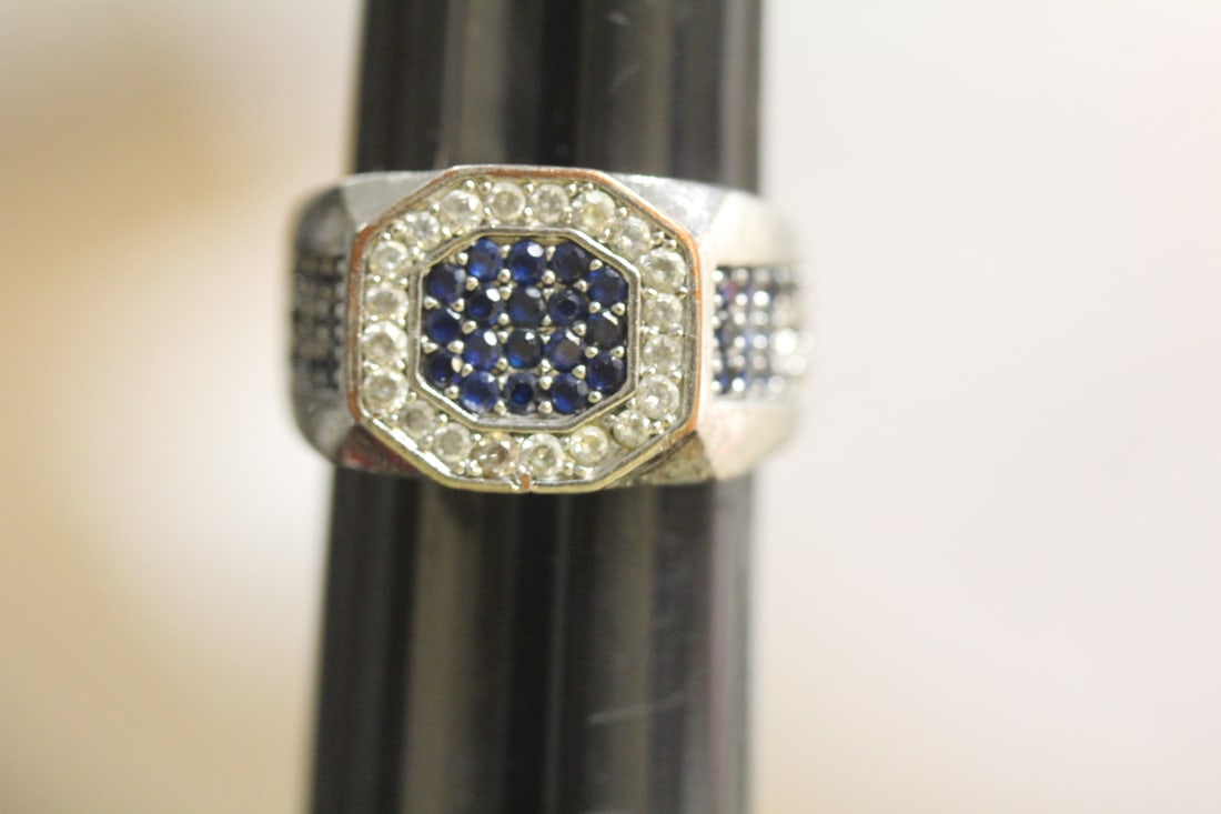 Sterling and Gemstone Ring - 4