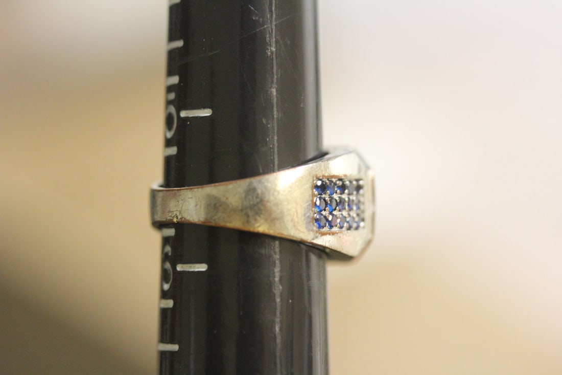 Sterling and Gemstone Ring - 6