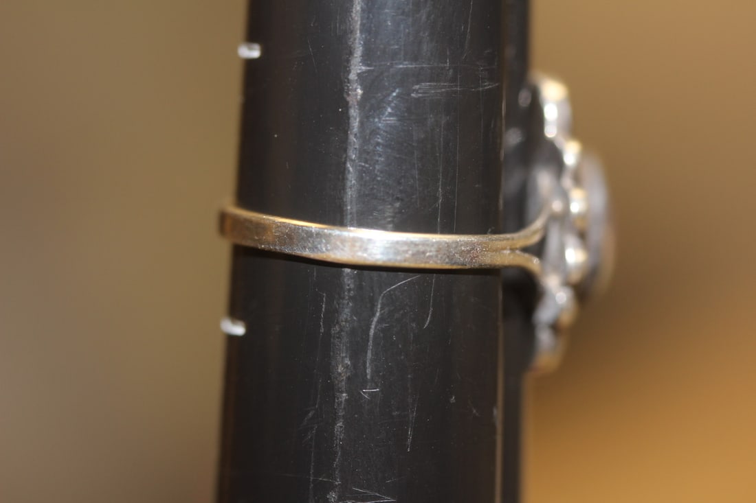 Sterling and Gemstone Ring - 4