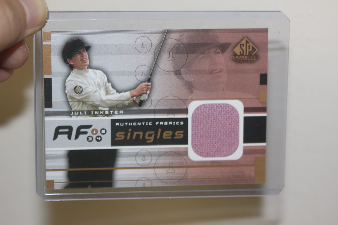 Juli Inkster Jersey Card: as shown