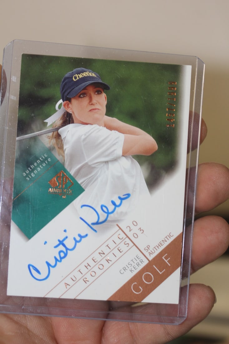 Cristie Kerr Rookie Card: signed