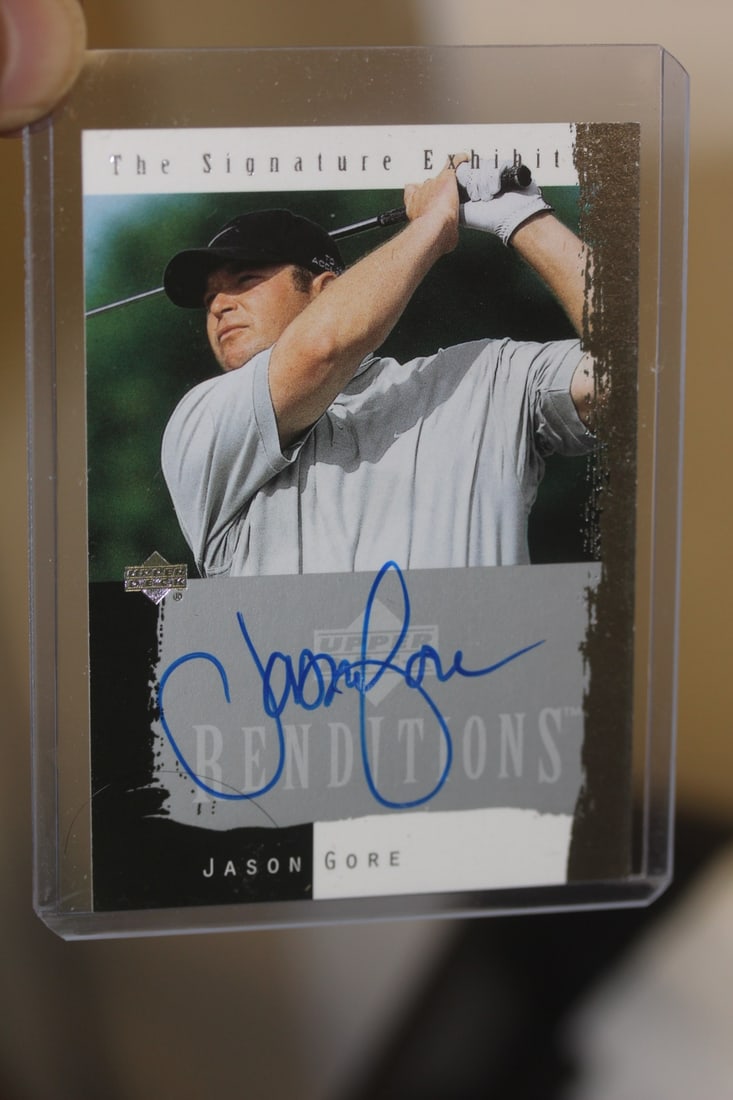 Signed Jason Gore Card: as shown