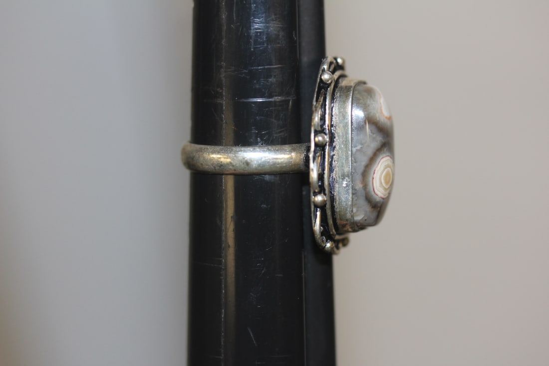 Stone and Sterling Ring - 2