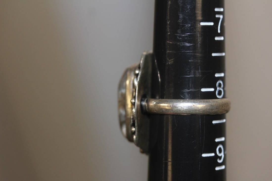 Stone and Sterling Ring - 4