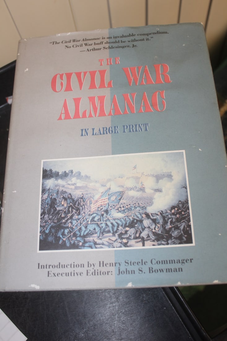 Hardcover Book on Civil War: as shown