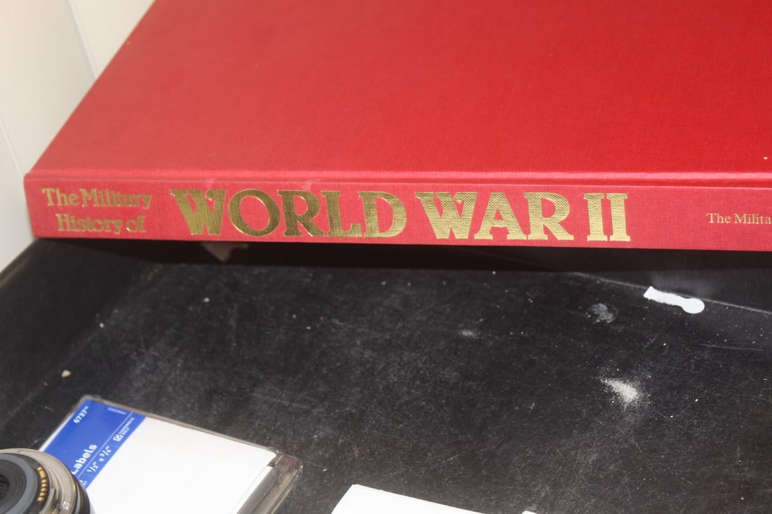 Hardcover Book on WWII: as shown