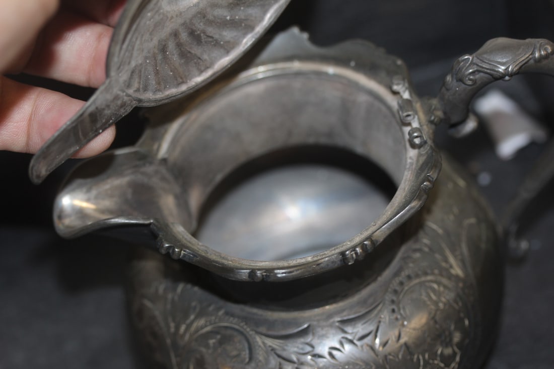 Pewter Teapot - 4
