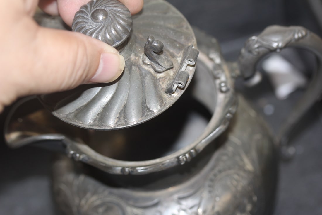 Pewter Teapot - 5