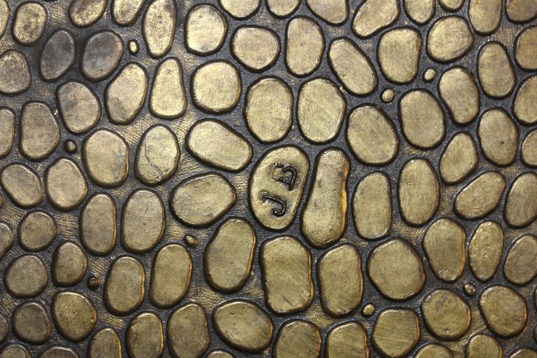 Signed Repousse Metal Box - 5