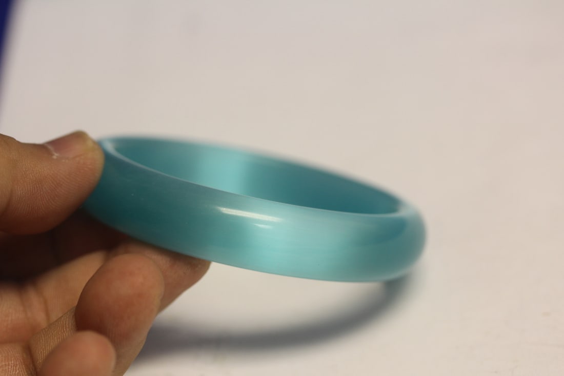 Good Translucent Jadeite Bangle Bracelet - 2