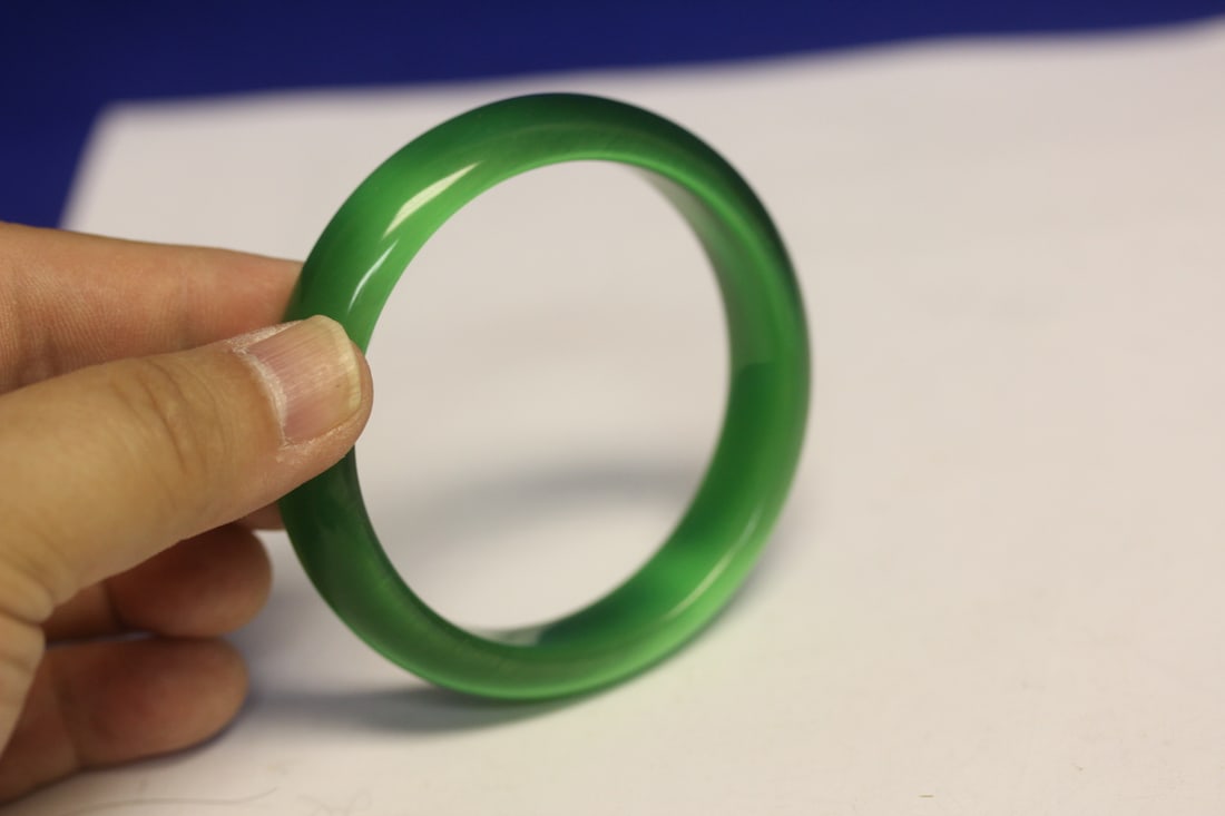 Good Translucent Jadeite Bangle Bracelet - 2