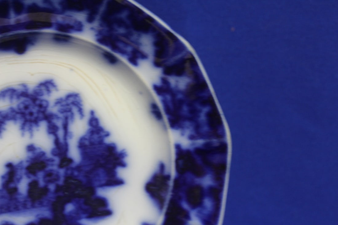 Flow Blue Plate - 6