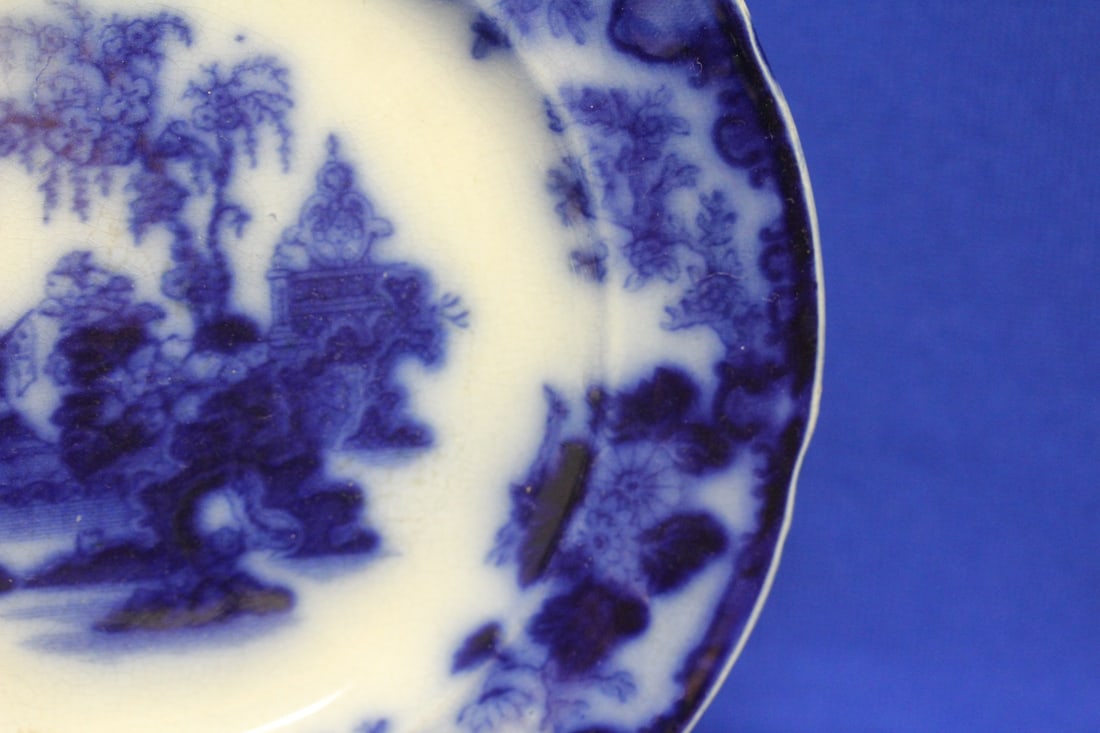 Flow Blue Plate - 5