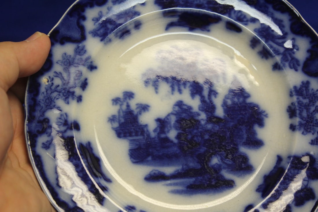 Flow Blue Plate - 5