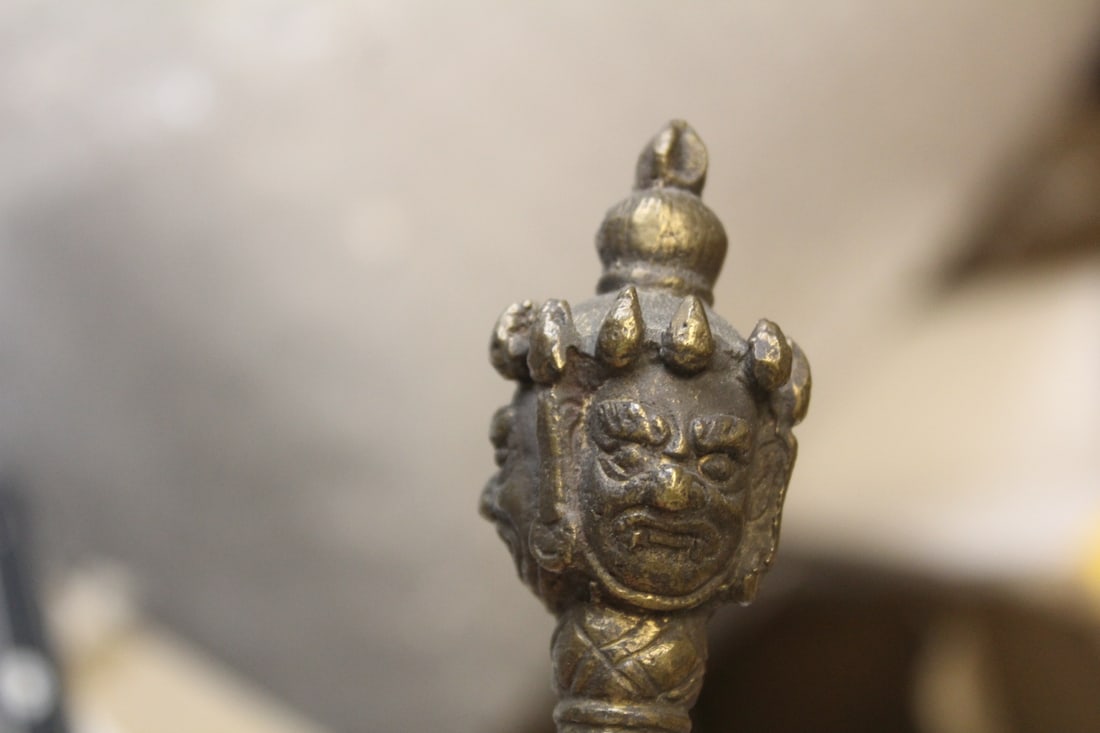 Solid Bronze Tibetan Dagger? - 3