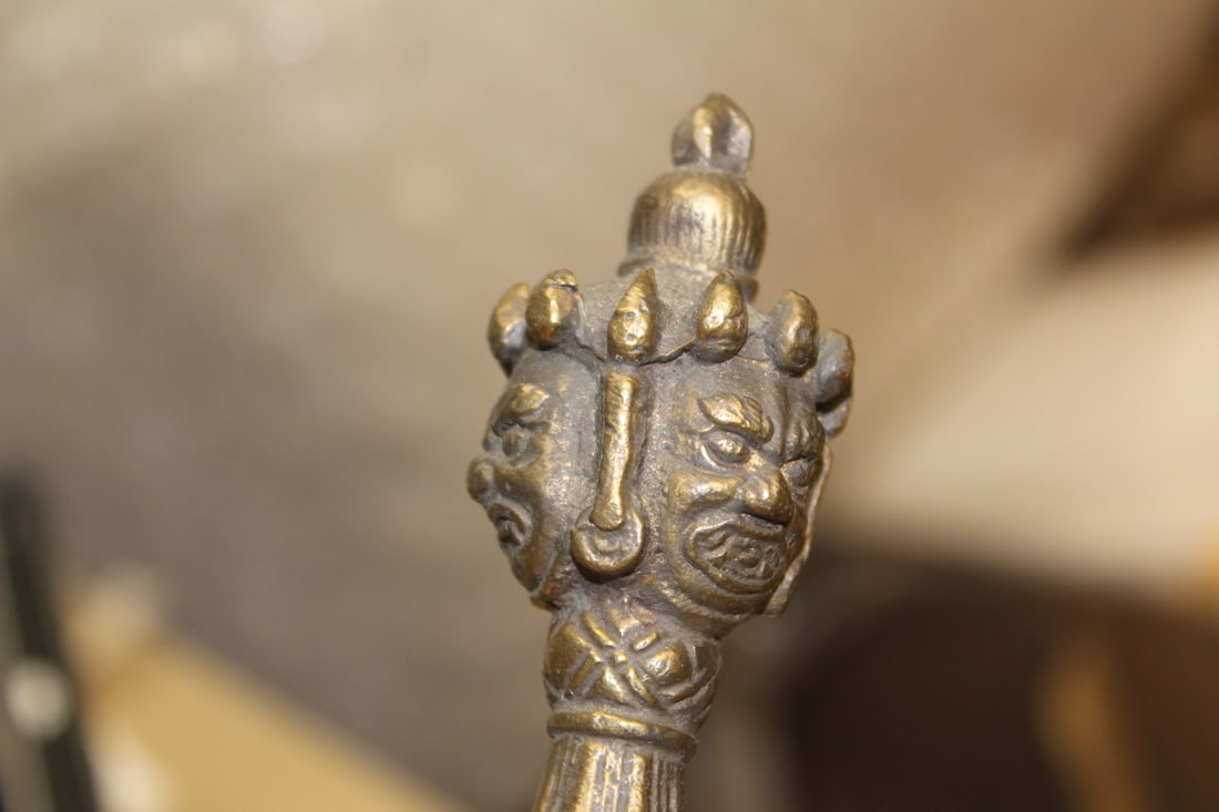 Solid Bronze Tibetan Dagger? - 4