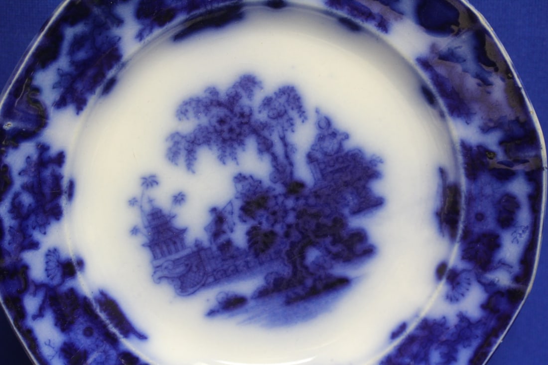 Flow Blue Plate - 3