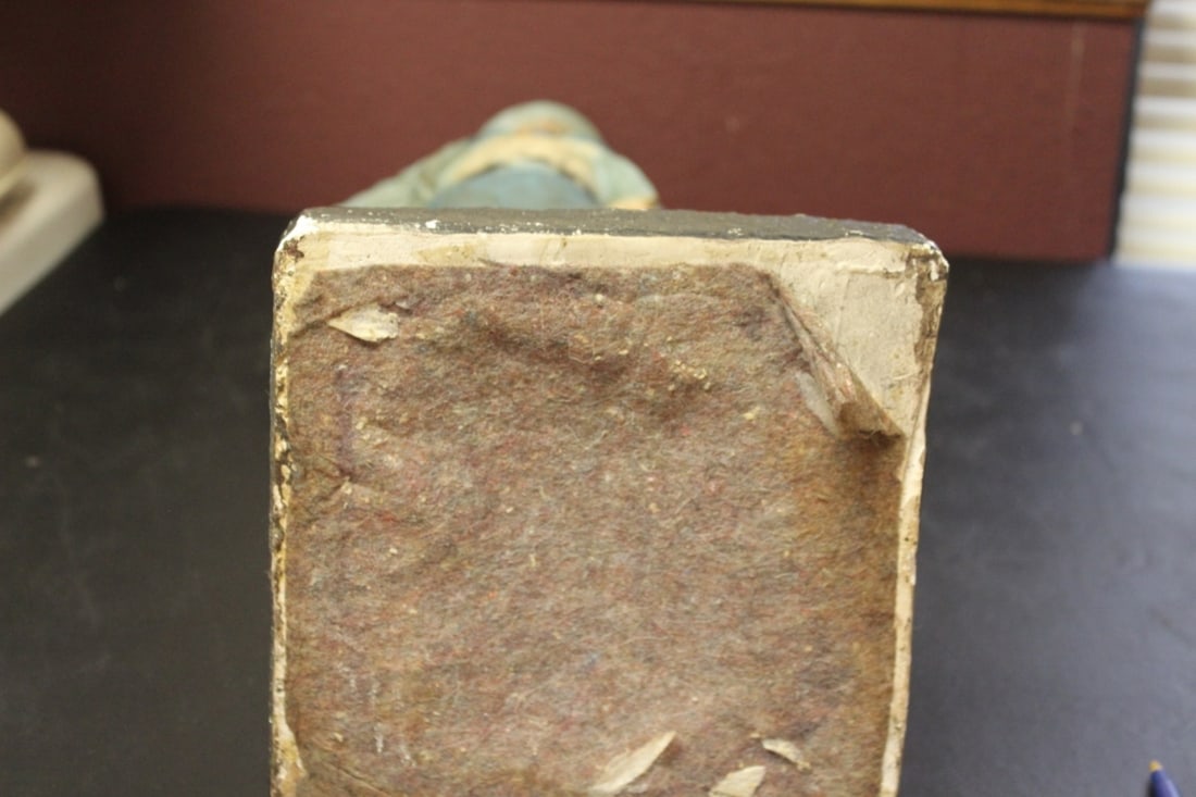 A Signed? Chalk Statue - 16