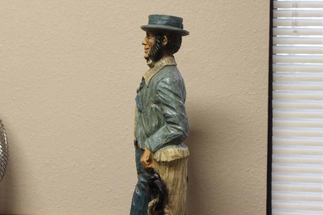 A Signed? Chalk Statue - 7