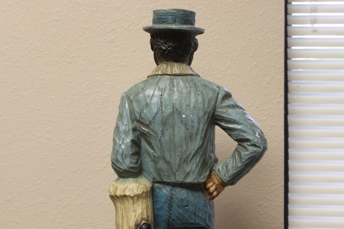 A Signed? Chalk Statue - 9