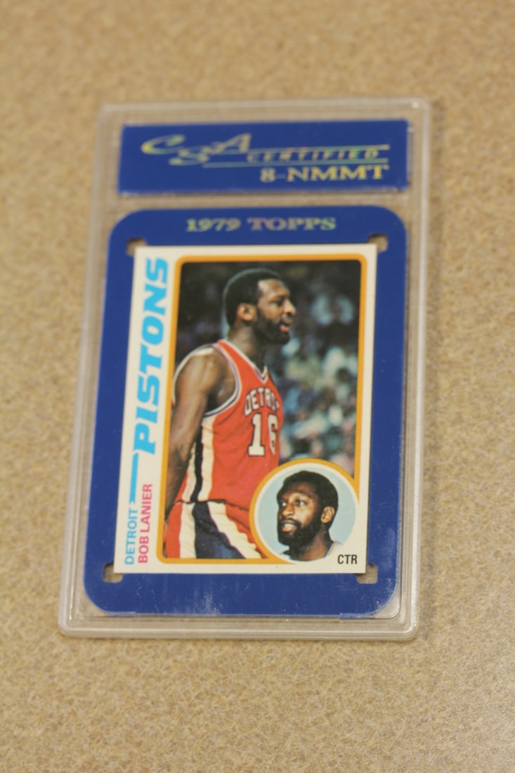 Graded Bob Lanier Basketball Card: as shown