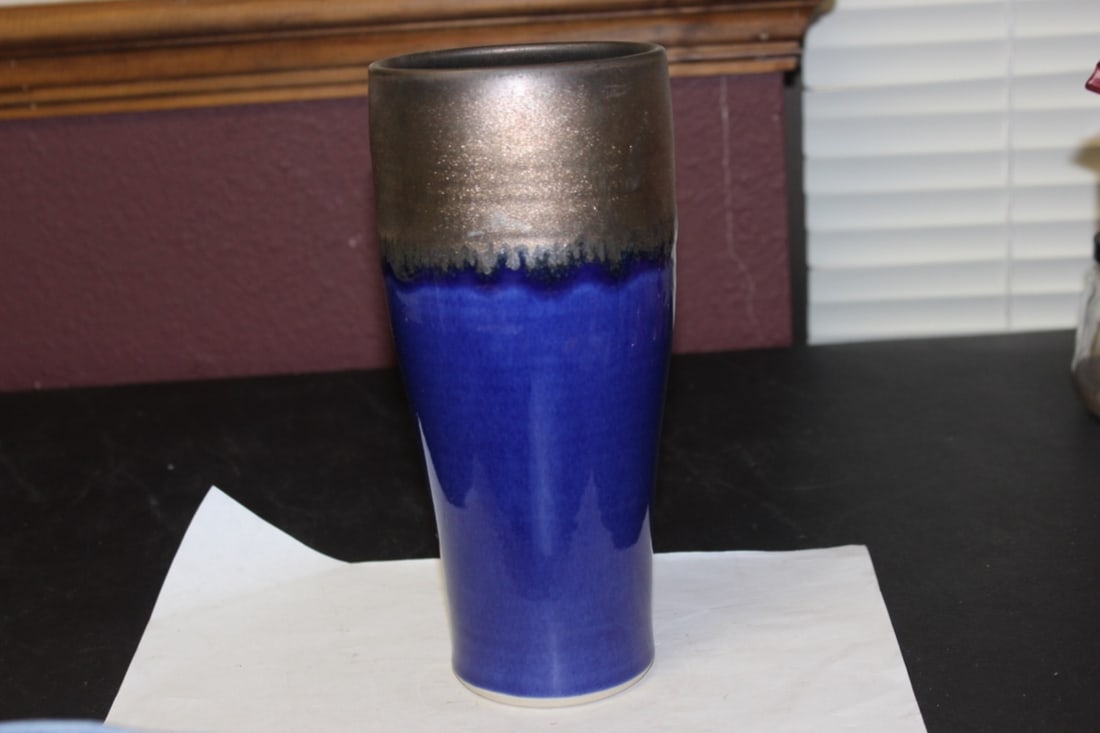 A Japanese? Studio Ceramic: 9" tall