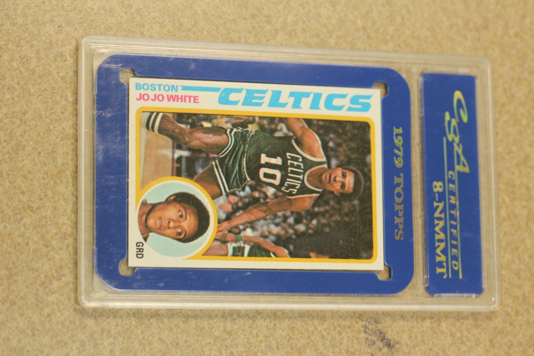 Graded Jojo White Basketball Card: as shown