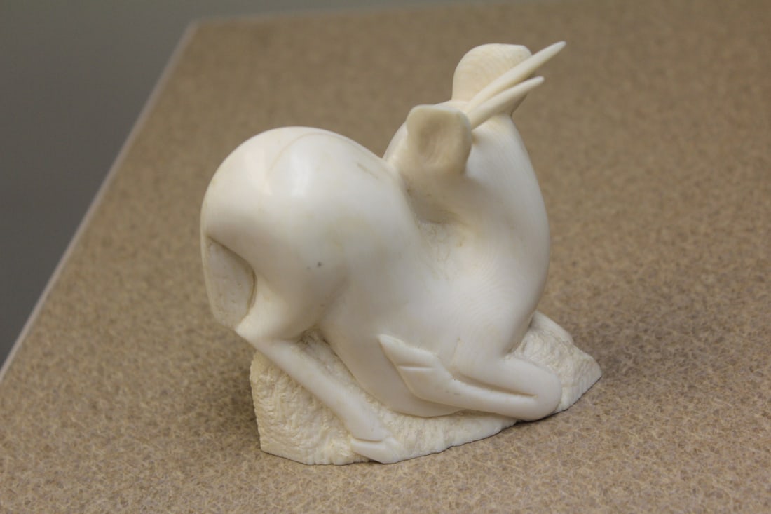 Carved Bone? Elk/Deer - 2