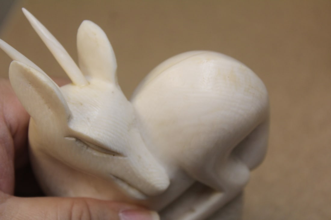 Carved Bone? Elk/Deer - 5